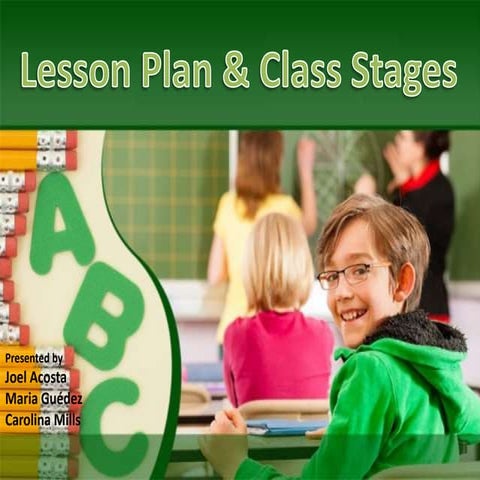 Lesson class stages | PPTX