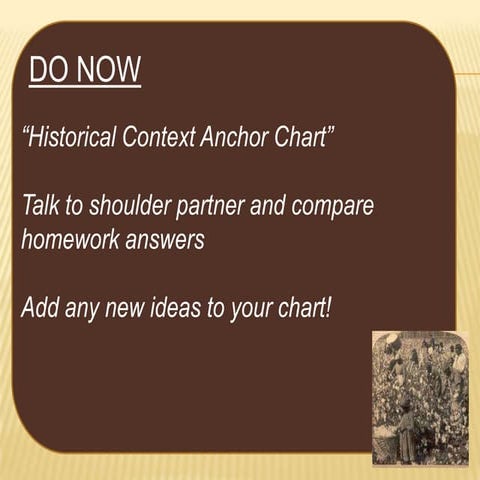 Slavery Module: Lesson five