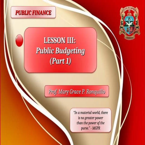 Lesson III - Public Budgeting (Part 1).ppt