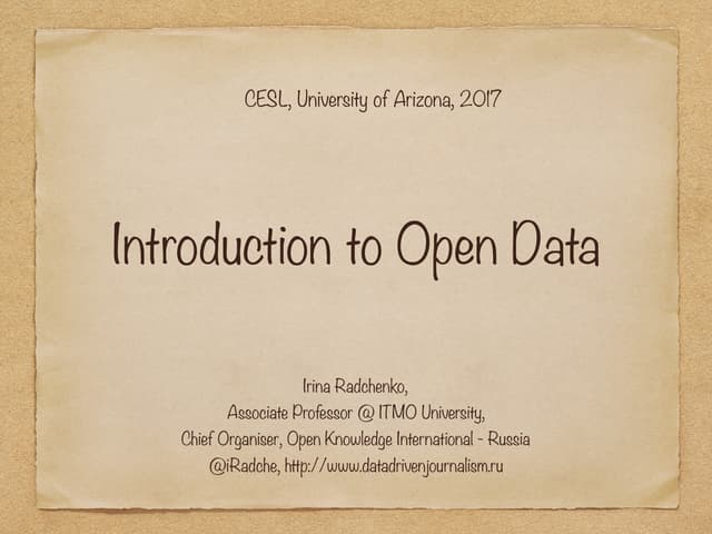 Lesson intro. Introduction to Open ...