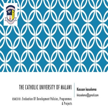 LESSON IV - Impact evaluation of policies, programmes and projects..pptx