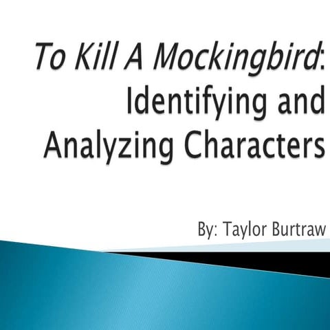 TKAM Character Lesson plan