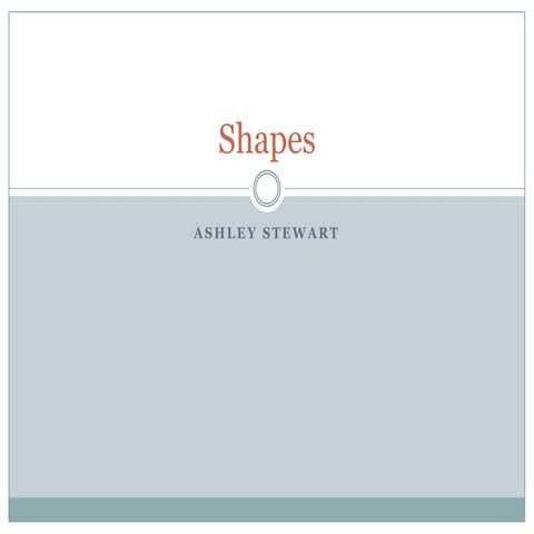 Lesson plan about Shapes | DOCX