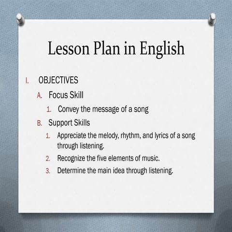 Lesson plan