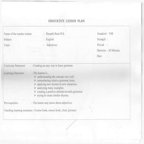 CLT lesson plan | DOCX