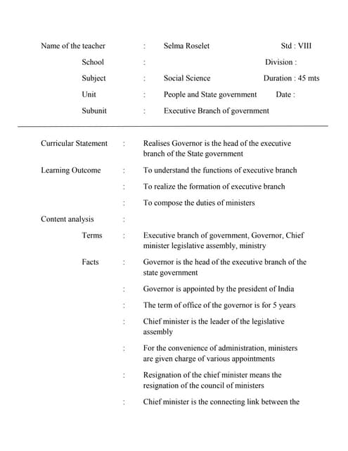 Lesson plan