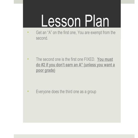 Lesson plan