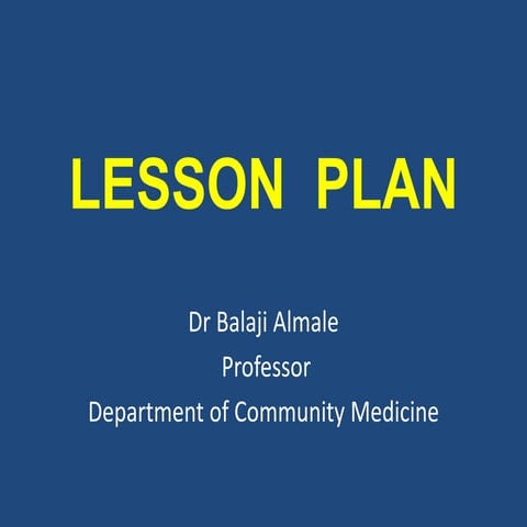 Lesson plan