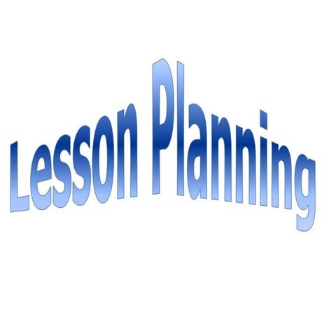 Lesson Plan                            .