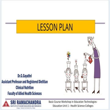 Designing Structured Lesson Plans for Classroom Learning | PPTX