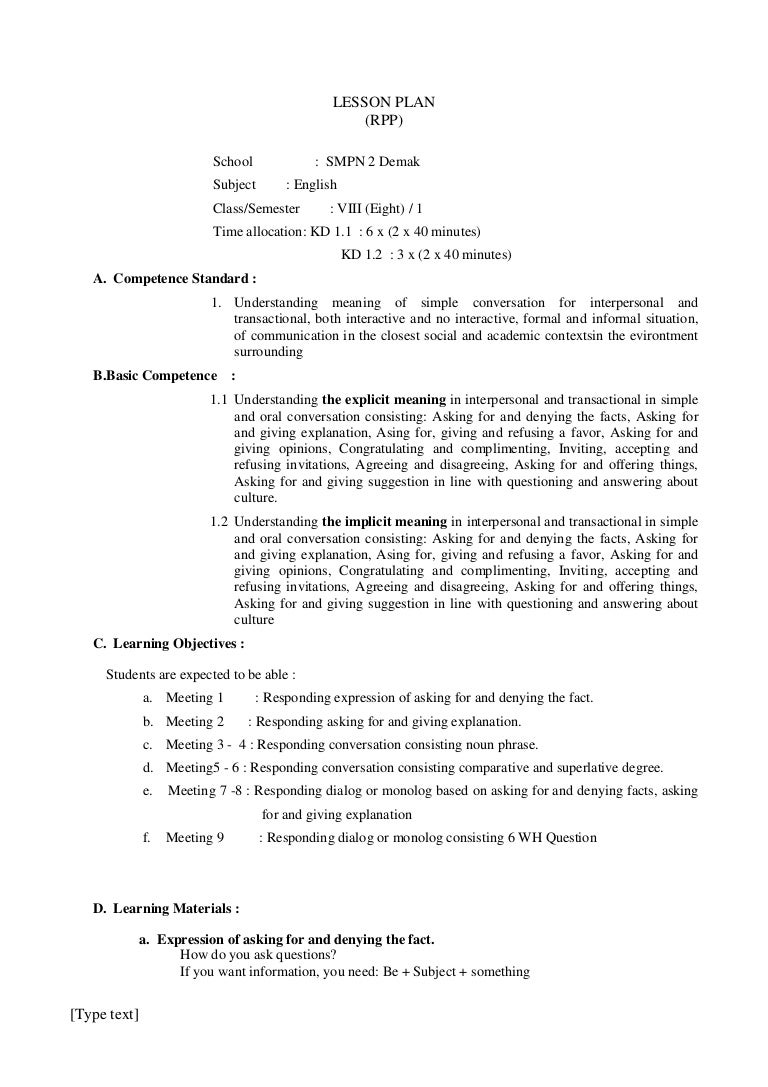 Lesson Plan 1 1 And 1 2