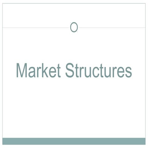  Lesson plan 1   market structures - power point - duke