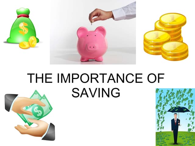Savings vs investment | PPTX