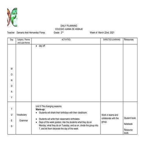 Lesson Plan 2nd grade March. 21st.docx