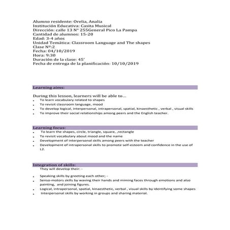 Lesson plan 2 practices 1 own correction portfolio (ceci did not correct it) ...