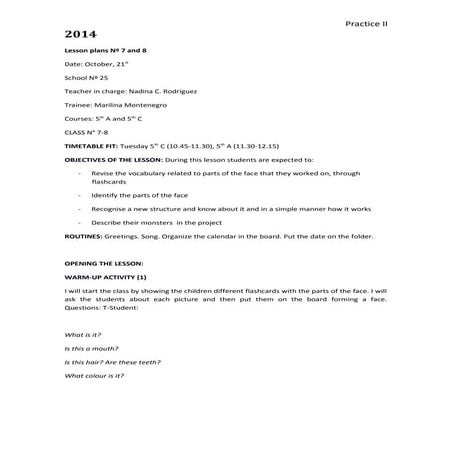 Lesson plan 7 and 8 marilina