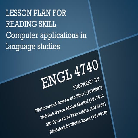 Lesson plan for call