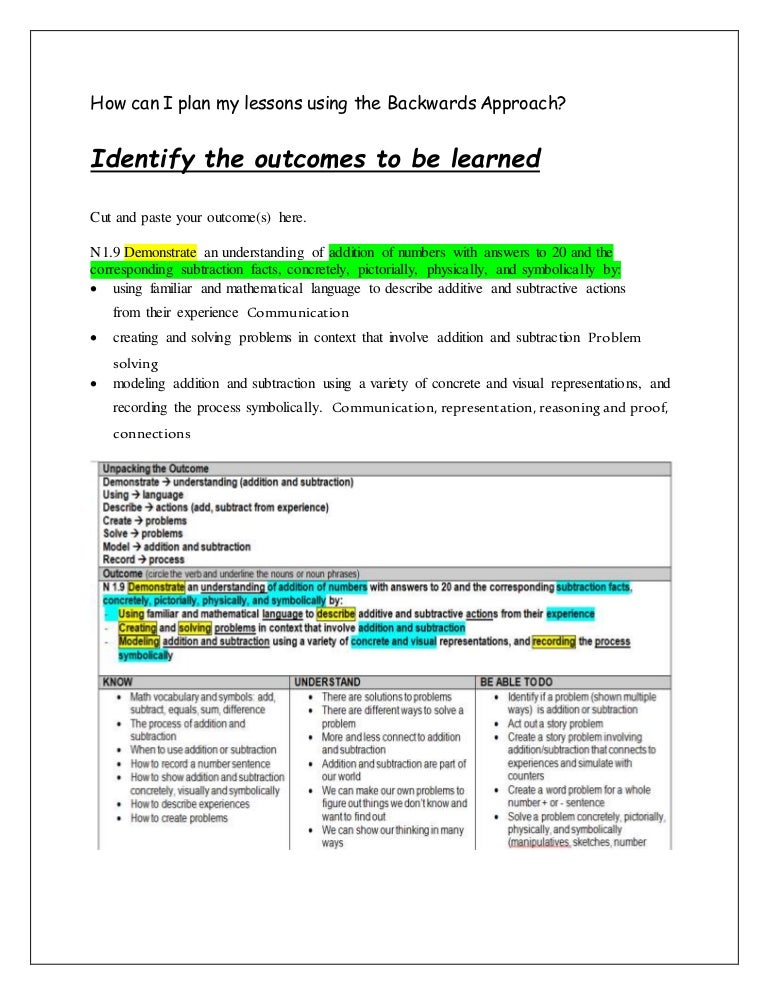 Lesson Plan For Jennifer