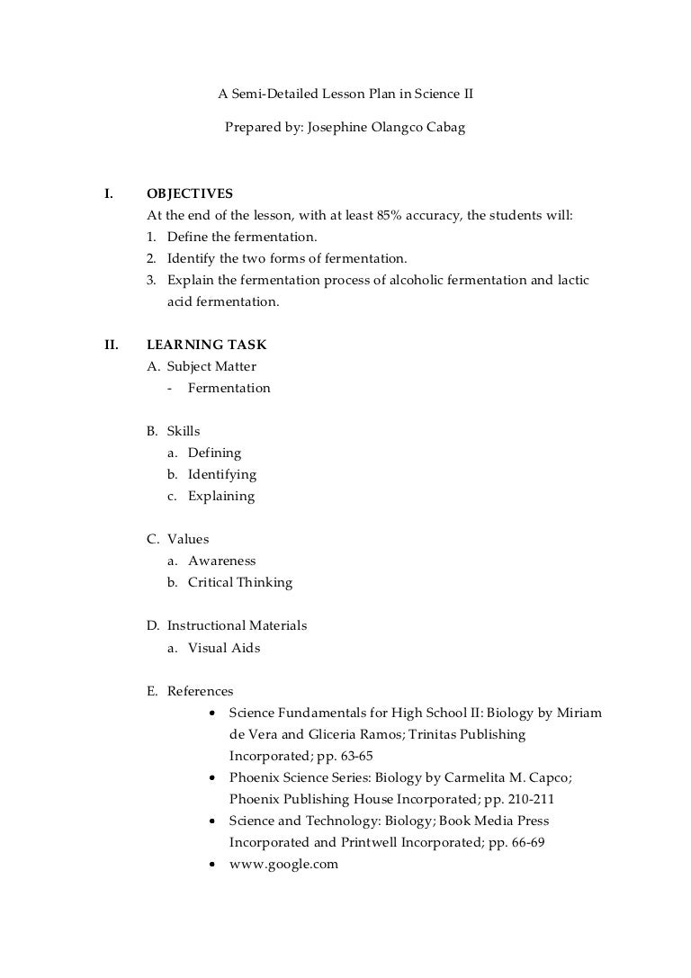 Lesson plan for my demo