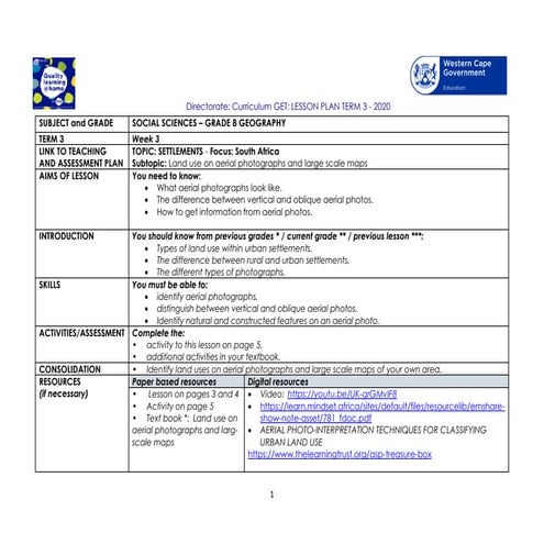 Lesson Plan GET SP Grade 8 Social Science Geography Term 3 Week 3.pdf