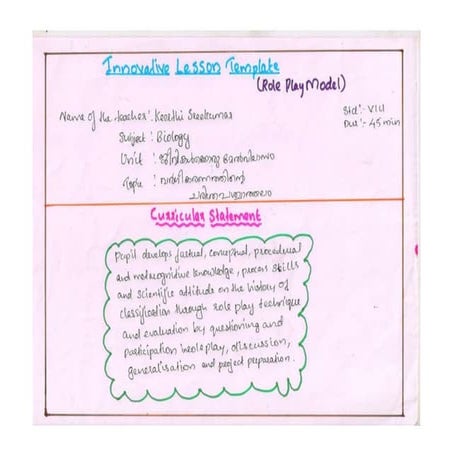 Lesson plan keerthi