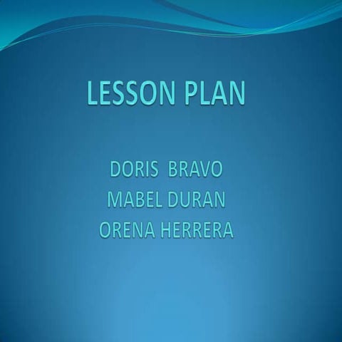 Lesson plan mabel,orena, doris