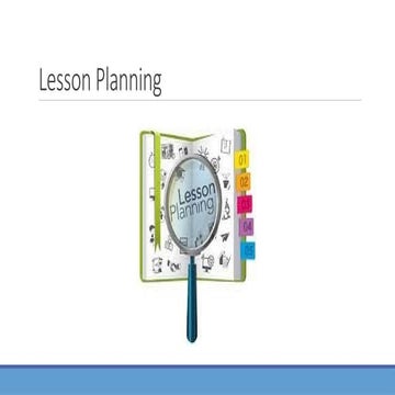 lesson planning early childhood education