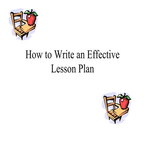 Lesson Planning - ELEM 4525