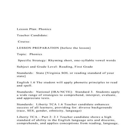 Lesson Plan PhonicsTeacher Candidate Course .docx