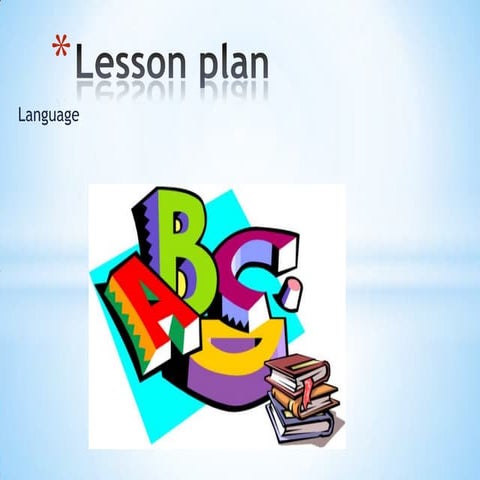 PPP sample lesson | DOCX