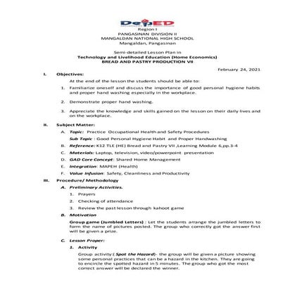 Lesson plan q1 bpp 22 21