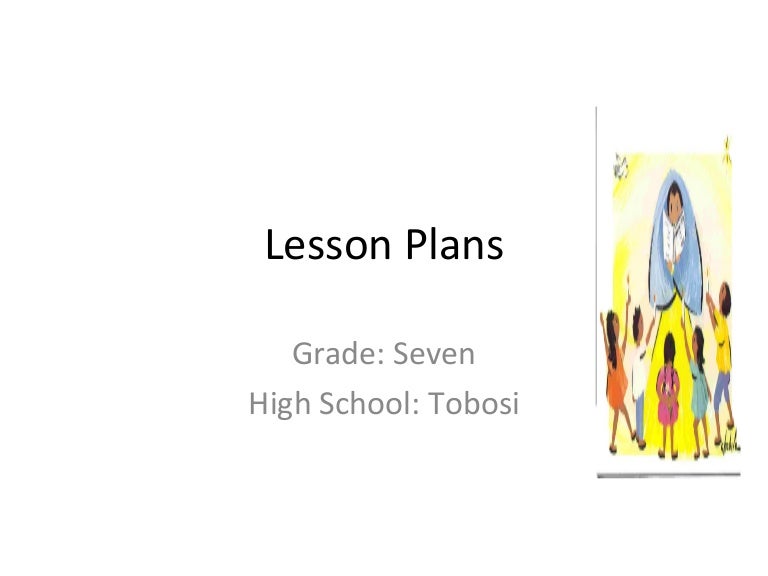 Seven Grade Lesson Plan