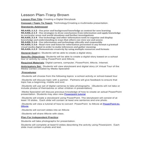 Lesson plan virtual tour media ctr. tb