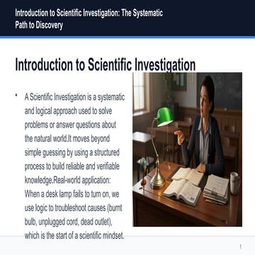 Comprehensive Guide to Scientific Investigation: Steps and Variables ...