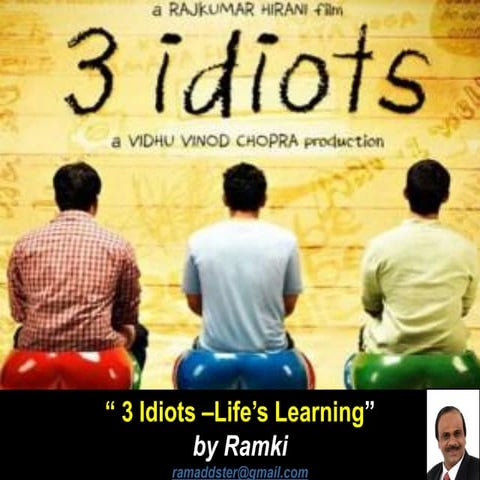 Lessons From 3 Idiot Movie