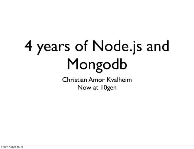 Lessons from 4 years of driver develoment