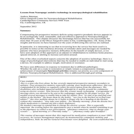 Lessons from neuropage chapter