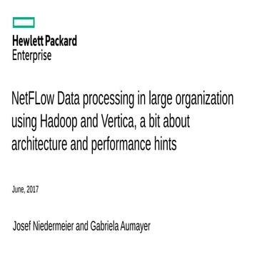NetFlow Data processing using Hadoop and Vertica