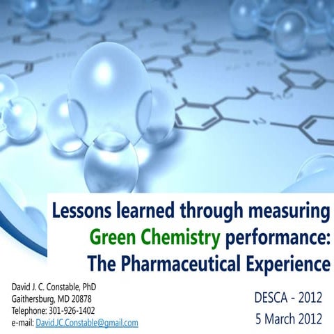 Lessons learned  - the pharma experience