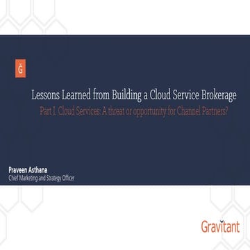 Lessons Learned from building a CSB Part I