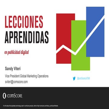 Lessons aprendidas en Marketing Digital
