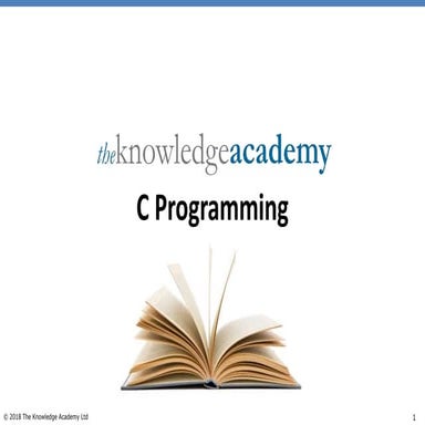 Lesson slides for C programming course | PPT
