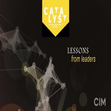 CIM Lessons from leaders presentation