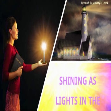 LESSON STUDY and religious study about how light become part of ...