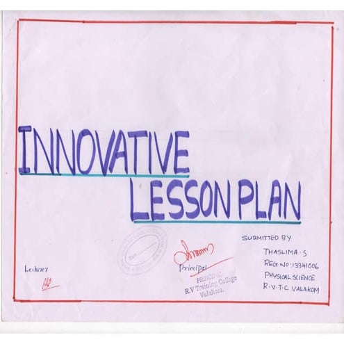 Lesson template