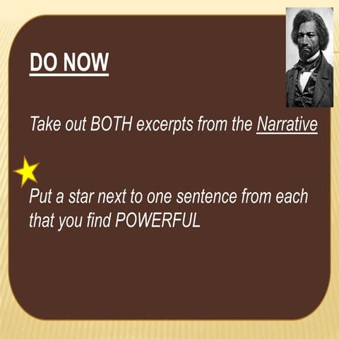 Slavery Module:  Lesson ten