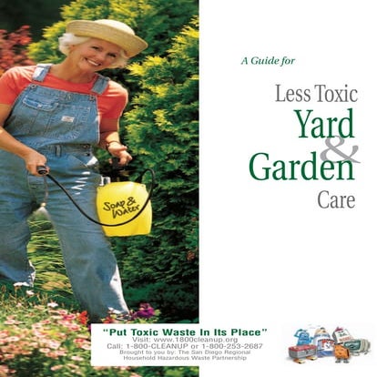 A Guide for Less Toxic Yard and Garden - City of Chula Vista