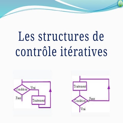 Les structures itératives.ppsx ----------------------------