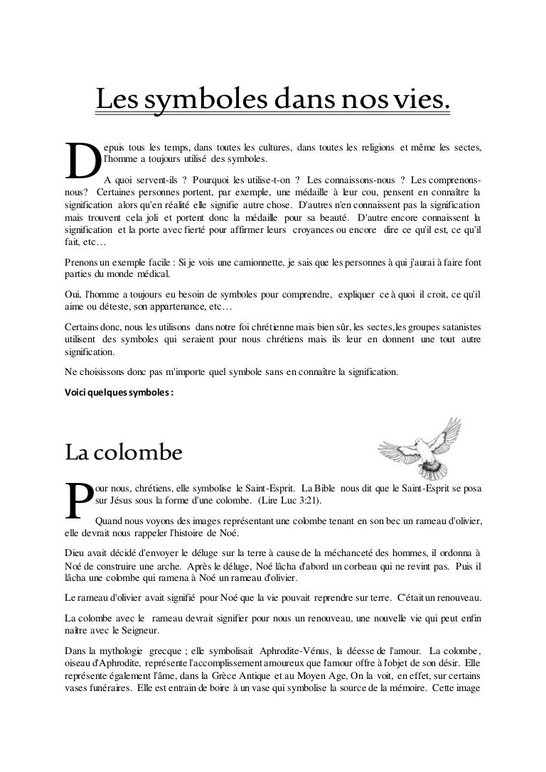 Les Symboles Dans Nos Vies