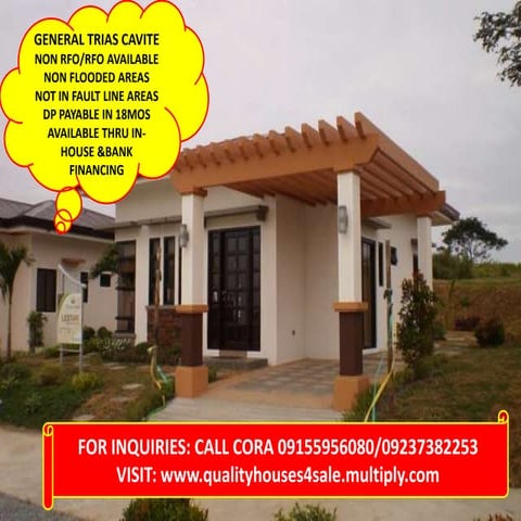 MURANG BAHAY AT LUPA FOR SALE IN CAVITE